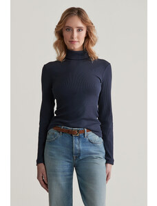 ROLÁK GANT SLIM RIB TURTLENECK EVENING BLUE