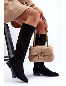Boto FG2 Black Eelin Flat -Heeled topánky