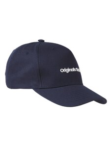 JACK & JONES Čiapka 'JACVESTERBRO' námornícka modrá / biela