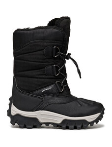 Detské zimné topánky Geox SHAYLAX hnedá farba,