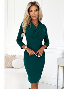 Elegant dress with a folded neckline Numoco