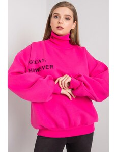 MladaModa Zateplená oversize mikina Kelly fuksiová