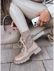 Dámske čižmy HOLLYHOCK Farba beżowe DSTREET