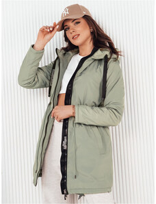 Dámska bunda parka VERCHA Farba zelená DSTREET