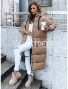 Dámska zimná bunda COZYSEASON Farba tmavobéžová DSTREET