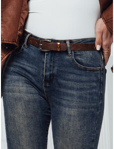 DStreet Dámske skinny rifle s opaskom