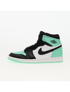 Air Jordan 1 Retro High OG White/ Black-Green Glow