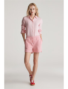 TEPLÁKOVÉ ŠORTKY GANT REG SHIELD SHORTS GERANIUM PINK