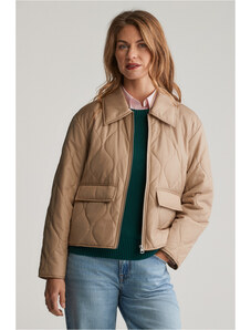 BUNDA GANT QUILTED COLLARED JACKET DARK KHAKI