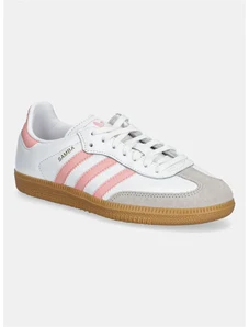 Kožené tenisky adidas Originals SAMBA OG ružová farba, JP5480