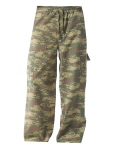 Dandalo Nohavice hnedá / kaki / tmavozelená