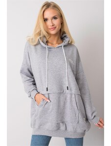 MladaModa Mikina Edna s kapucňou šedá