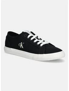 Tenisky Calvin Klein Jeans ESS VULC LOW MG CANVAS čierna farba, YM0YM01209