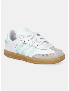 Kožené tenisky adidas Originals SAMBA OG tyrkysová farba, JP5489
