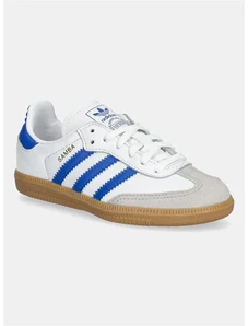 Detské kožené tenisky adidas Originals SAMBA OG JP5486