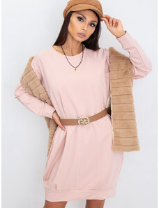 BASIC Dámske ružové šaty RV-TU-5184.93P-pink