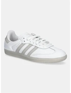 Kožené tenisky adidas Originals Samba OG biela farba, JI3206