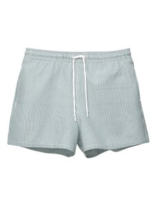 Pull&Bear Plavecké šortky zelená / biela
