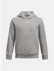 Mikina Under Armour Rival Fleece Hoodie Jr Grey XS