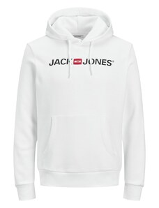 JACK & JONES Mikina červená / čierna / biela
