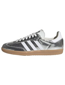 ADIDAS ORIGINALS Nízke tenisky 'Samba' strieborná / biela