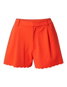 ONLY Plisované nohavice 'ONLSILJA' oranžovo červená