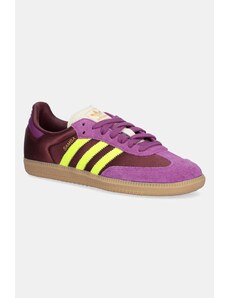 Tenisky adidas Originals Samba OG fialová farba, JS1316