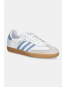 Detské tenisky adidas Originals SAMBA OG biela farba, JQ2832