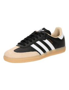 ADIDAS ORIGINALS Tenisky 'SAMBA OG' svetlobéžová / zlatá / čierna / biela