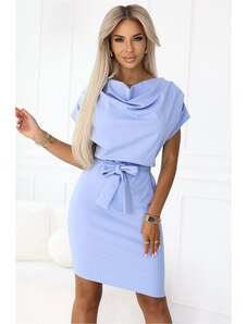 Numoco Svetlomodré krátke šaty ROXI