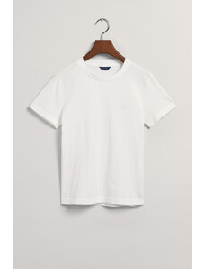 TRIČKO GANT REG TONAL SHIELD SS T-SHIRT WHITE
