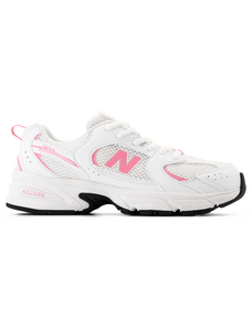 Detské topánky New Balance GR530CL – biele