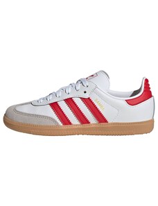 ADIDAS ORIGINALS Tenisky 'Samba' sivá / krvavo červená / biela