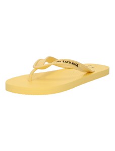 ARMANI EXCHANGE Žabky žltá / čierna