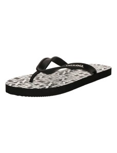 ARMANI EXCHANGE Žabky krémová / čierna