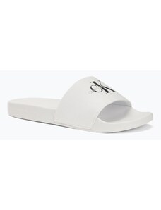 Dámske šľapky Calvin Klein YW0YW01835 Slide Monogram Wn bright white/black