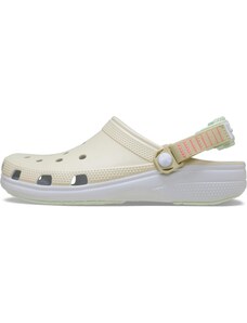 Crocs Dreváky 'Classic Turbo' sivobéžová / pastelovo zelená