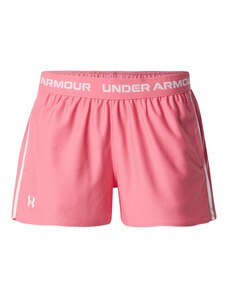 UNDER ARMOUR Športové nohavice 'Play-Up' ružová / biela