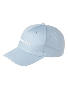 JACK & JONES Čiapka 'JACVESTERBRO' svetlomodrá / biela