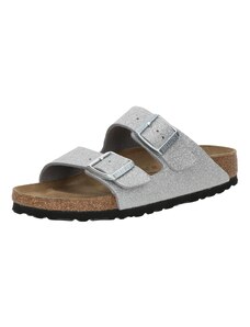 BIRKENSTOCK Šľapky 'Arizona' strieborná