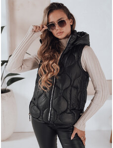 Dámska prešívaná vesta s kapucňou MISSVEST Dstreet TY5017