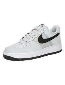 Nike Sportswear Nízke tenisky 'AIR FORCE 1 '07 LV8' modrosivá / svetlosivá / čierna / šedobiela