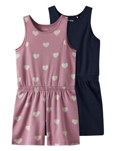 TWO SOON Overal krémová / námornícka modrá / ružová