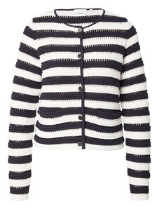 COMMA Kardigán čierna / biela