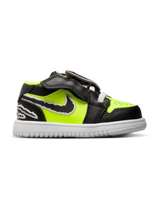Air Jordan 1 Low Alt SE "Black Cat Volt" (TD) - Detské - Tenisky Jordan - Čierne - DX6668-701