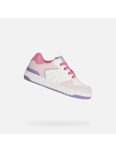 White Girls Geox Washiba Sneakers - Girls