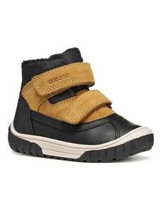 Detské zimné kožené topánky Geox OMAR