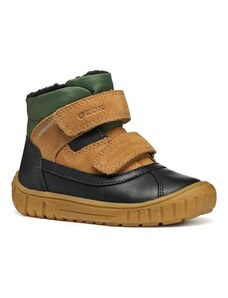 Detské zimné kožené topánky Geox OMAR
