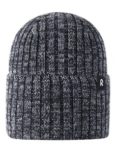 Detská čiapka s prímesou vlny Reima Villaisa čierna farba, 5300282B