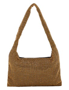 NAEMI Kabelka na rameno zlatá